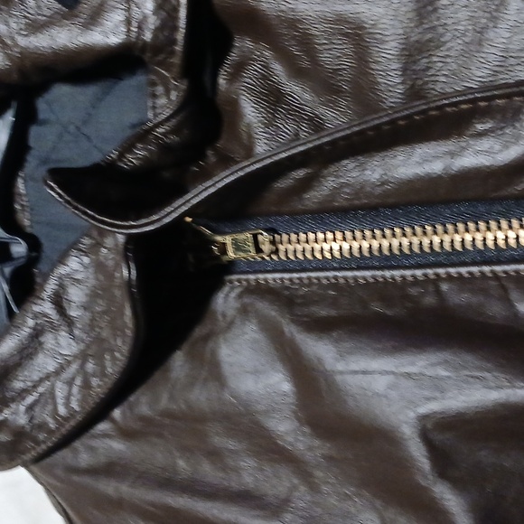 All American Rider Vintage Brown Leather Fringe Jacket - Picture 8 of 12